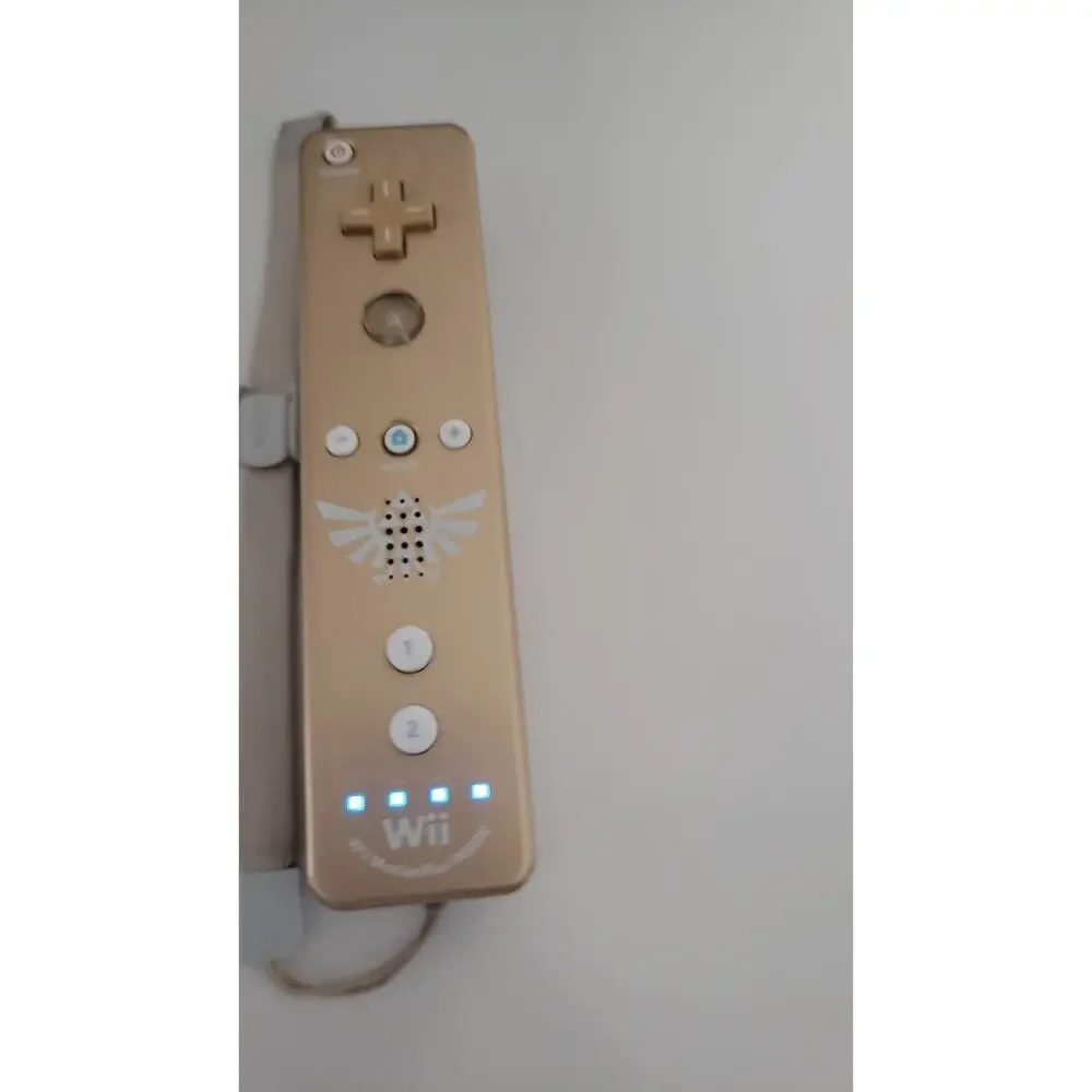 Nintendo Wii Remote Plus Gold Zelda Edition Controller RVL-036 OEM Tested